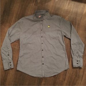 EUC Masters Golf Peter Millar Buffalo Button Down